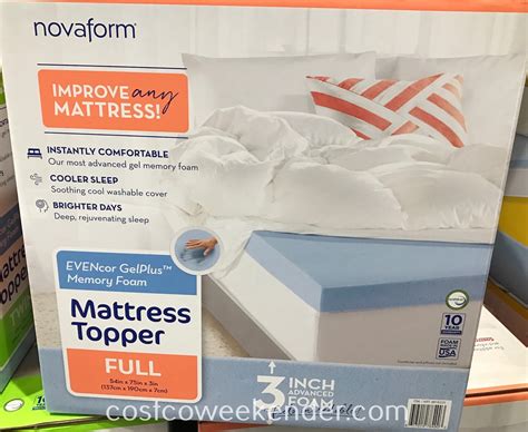costco memory foam mattress topper